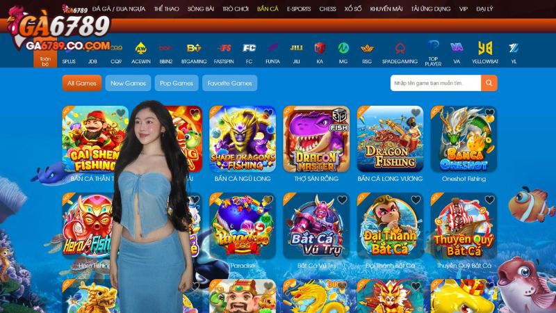 Bắn cá GA6789: Đại dương 3D sôi động