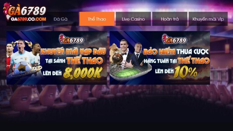 Cách tham gia nhận ưu đãi thể thao trên GA6789